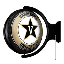 Load image into Gallery viewer, Vanderbilt Commodores: Original Round Rotating Lighted Wall Sign - The Fan-Brand