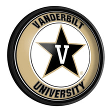 Load image into Gallery viewer, Vanderbilt Commodores: Round Slimline Lighted Wall Sign - The Fan-Brand