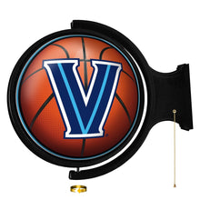 Load image into Gallery viewer, Villanova Wildcats: Basketball - Original Round Rotating Lighted Wall Sign - The Fan-Brand