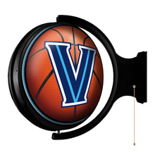 Load image into Gallery viewer, Villanova Wildcats: Basketball - Original Round Rotating Lighted Wall Sign - The Fan-Brand