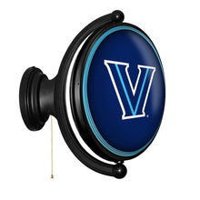 Load image into Gallery viewer, Villanova Wildcats: Original Oval Rotating Lighted Wall Sign - The Fan-Brand