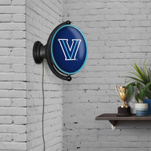 Load image into Gallery viewer, Villanova Wildcats: Original Oval Rotating Lighted Wall Sign - The Fan-Brand