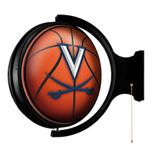 Load image into Gallery viewer, Virginia Cavaliers: Basketball - Original Round Rotating Lighted Wall Sign - The Fan-Brand