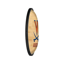 Load image into Gallery viewer, Virginia Cavaliers: Hardwood- Oval Slimline Lighted Wall Sign - The Fan-Brand
