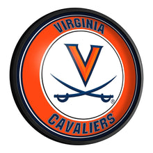 Load image into Gallery viewer, Virginia Cavaliers: Round Slimline Lighted Wall Sign - The Fan-Brand