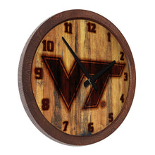 Load image into Gallery viewer, Virginia Tech Hokies: Branded "Faux" Barrel Top Wall Clock - The Fan-Brand
