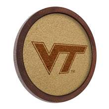 Load image into Gallery viewer, Virginia Tech Hokies: "Faux" Barrel Framed Cork Board - The Fan-Brand