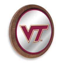 Load image into Gallery viewer, Virginia Tech Hokies: "Faux" Barrel Top Mirrored Wall Sign - The Fan-Brand
