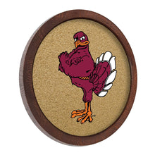 Load image into Gallery viewer, Virginia Tech Hokies: Mascot - "Faux" Barrel Framed Cork Board - The Fan-Brand