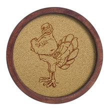 Load image into Gallery viewer, Virginia Tech Hokies: Mascot - "Faux" Barrel Framed Cork Board - The Fan-Brand