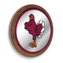 Load image into Gallery viewer, Virginia Tech Hokies: Mascot - "Faux" Barrel Top Mirrored Wall Sign - The Fan-Brand