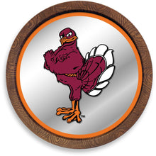 Load image into Gallery viewer, Virginia Tech Hokies: Mascot - "Faux" Barrel Top Mirrored Wall Sign - The Fan-Brand