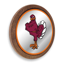 Load image into Gallery viewer, Virginia Tech Hokies: Mascot - "Faux" Barrel Top Mirrored Wall Sign - The Fan-Brand