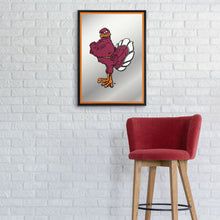 Load image into Gallery viewer, Virginia Tech Hokies: Mascot - Framed Mirrored Wall Sign - The Fan-Brand