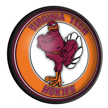 Load image into Gallery viewer, Virginia Tech Hokies: Mascot - Round Slimline Lighted Wall Sign - The Fan-Brand