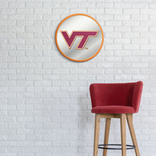 Load image into Gallery viewer, Virginia Tech Hokies: Modern Disc Mirrored Wall Sign - The Fan-Brand