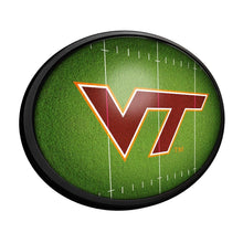 Load image into Gallery viewer, Virginia Tech Hokies: On the 50 - Oval Slimline Lighted Wall Sign - The Fan-Brand