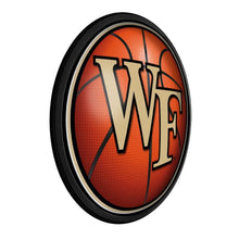 Load image into Gallery viewer, Wake Forest Demon Deacons: Basketball - Round Slimline Lighted Wall Sign - The Fan-Brand