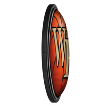 Load image into Gallery viewer, Wake Forest Demon Deacons: Basketball - Round Slimline Lighted Wall Sign - The Fan-Brand