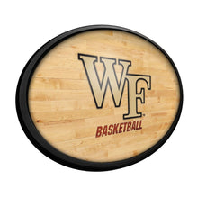 Load image into Gallery viewer, Wake Forest Demon Deacons: Hardwood - Oval Slimline Lighted Wall Sign - The Fan-Brand
