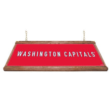 Load image into Gallery viewer, Washington Capitals: Premium Wood Pool Table Light - The Fan-Brand