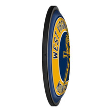 Load image into Gallery viewer, West Virginia Mountaineers: Mountaineer - Round Slimline Lighted Wall Sign - The Fan-Brand