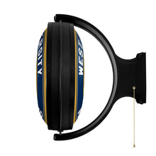 Load image into Gallery viewer, West Virginia Mountaineers: Original Round Rotating Lighted Wall Sign - The Fan-Brand