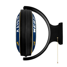 Load image into Gallery viewer, West Virginia Mountaineers: Original Round Rotating Lighted Wall Sign - The Fan-Brand