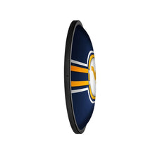 Load image into Gallery viewer, West Virginia Mountaineers: Oval Slimline Lighted Wall Sign - The Fan-Brand
