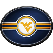 Load image into Gallery viewer, West Virginia Mountaineers: Oval Slimline Lighted Wall Sign - The Fan-Brand