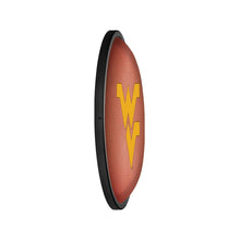 Load image into Gallery viewer, West Virginia Mountaineers: Pigskin - Oval Slimline Lighted Wall Sign - The Fan-Brand