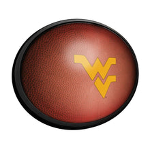 Load image into Gallery viewer, West Virginia Mountaineers: Pigskin - Oval Slimline Lighted Wall Sign - The Fan-Brand