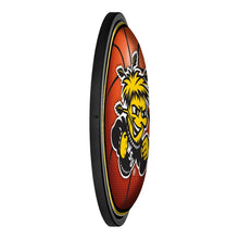 Load image into Gallery viewer, Wichita State Shockers: Basketball - Round Slimline Lighted Wall Sign - The Fan-Brand
