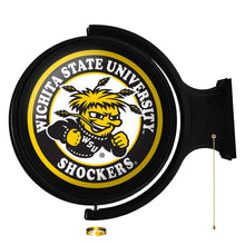 Load image into Gallery viewer, Wichita State Shockers: Original Round Rotating Lighted Wall Sign - The Fan-Brand