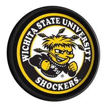 Load image into Gallery viewer, Wichita State Shockers: Round Slimline Lighted Wall Sign - The Fan-Brand