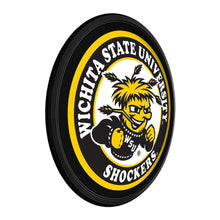 Load image into Gallery viewer, Wichita State Shockers: Round Slimline Lighted Wall Sign - The Fan-Brand