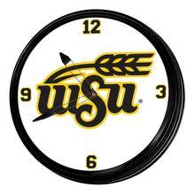 Load image into Gallery viewer, Wichita State Shockers: University Seal - Retro Lighted Wall Clock - The Fan-Brand