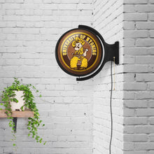 Load image into Gallery viewer, Wyoming Cowboys: Pistol Pete - Original Round Rotating Lighted Wall Sign - The Fan-Brand