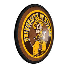 Load image into Gallery viewer, Wyoming Cowboys: Pistol Pete - Round Slimline Lighted Wall Sign - The Fan-Brand