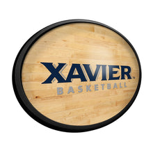 Load image into Gallery viewer, Xavier Musketeers: Hardwood - Oval Slimline Lighted Wall Sign - The Fan-Brand