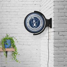 Load image into Gallery viewer, Xavier Musketeers: Musketeer - Original Round Rotating Lighted Wall Sign - The Fan-Brand