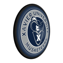 Load image into Gallery viewer, Xavier Musketeers: Musketeer - Round Slimline Lighted Wall Sign - The Fan-Brand
