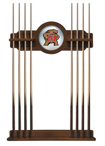 University of Maryland Solid Wood Cue Rack