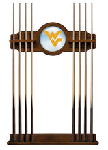 Load image into Gallery viewer, West Virginia University Solid Wood Cue Rack
