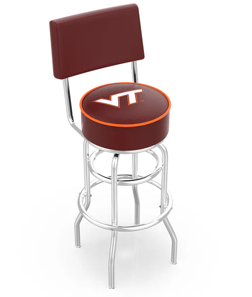 Virginia Tech Swivel Bar/Counter Stool