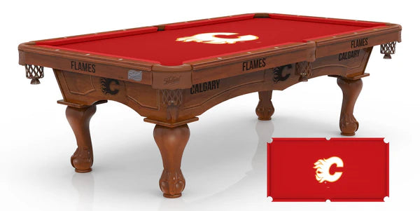 Calgary Flames Pool Table