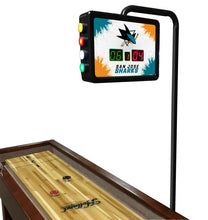 Load image into Gallery viewer, San Jose Sharks 12&#39; Shuffleboard Table
