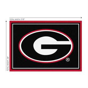 Georgia Bulldogs Tide 3x4 Area Rug