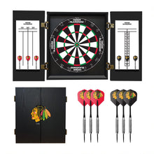 Load image into Gallery viewer, Chicago Blackhawks Fan&#39;s Choice Dartboard Set