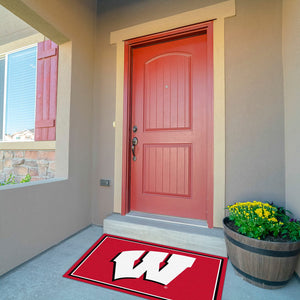 Wisconsin Badgers 3x4 Area Rug